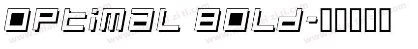 Optimal Bold字体转换